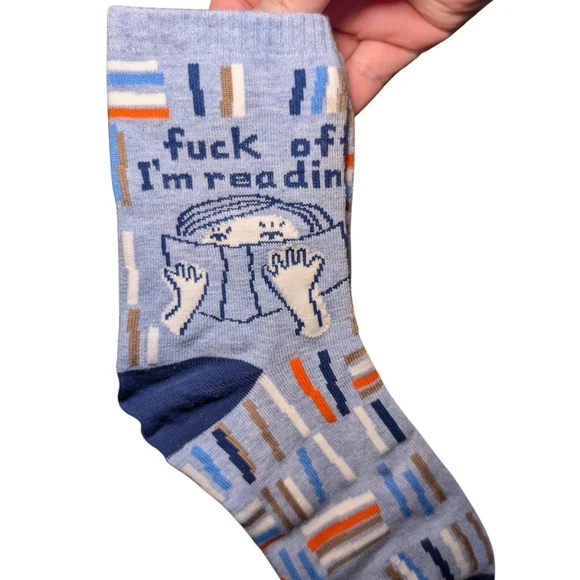 Blue Novelty Socks - Picture 2 of 4